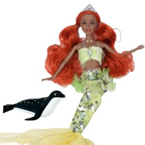 WOOPIE ROYAL Merineitsi nukk Emi Mermaid pitsatiga