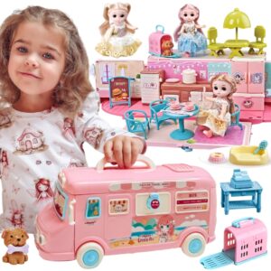 WOOPIE Camper 2in1 XXL majakomplekt nukkudele