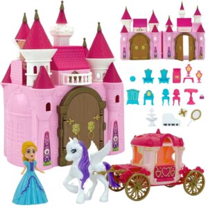 WOOPIE interaktiivne võlupalee komplekt Printsess + vanker ja tarvikud