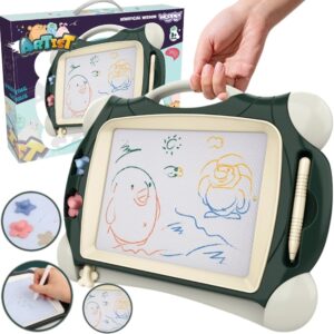 WOOPIE märkmik värviline magnettahvel + 2 rohelist templit