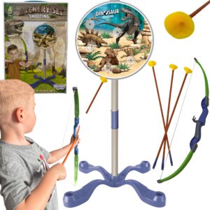 WOOPIE Little Archer komplekt Dinosaurused Bow Arrows Shield 32 tk.