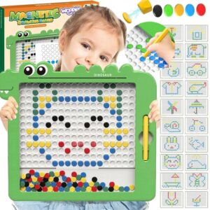 WOOPIE magnettahvel lastele Montessori MagPad dinosaurus