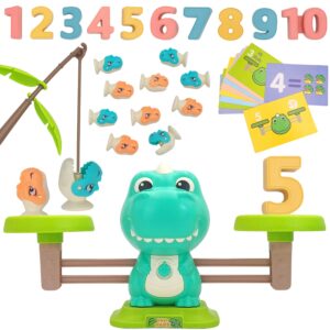 WOOPIE tasakaaluskaala bilansimäng dinosauruste püüdmine kalade õppimise aabikas