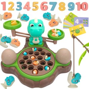 WOOPIE tasakaaluskaalamäng Eelajalooliste dinosauruste beebide püüdmine, kes õpivad aabitsat