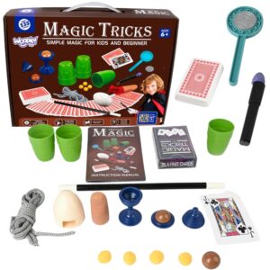 WOOPIE Väikeste mustkunstnike kaartide komplekt Illusioon 135 nippi