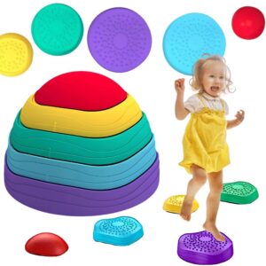 WOOPIE Sensory Path Balancing Stones for Children Tasakaalutreening 5 tk.