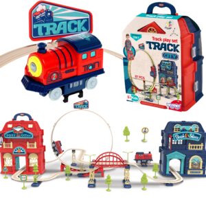 WOOPIE elektrirong 2in1 Kokkupandav kohvriks 87 tk. - Pikkus 3,5 m