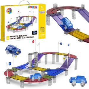 WOOPIE Magnetic Car Racing Rada + Car 137 El.