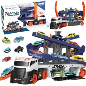 WOOPIE interaktiivne veoauto puksiirirada heli ja valgusega autodele