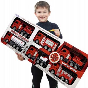 WOOPIE tuletõrjeautode komplekt 6in1