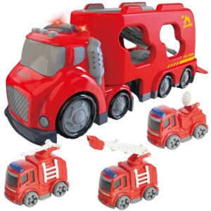 WOOPIE Big Red Tow Truck City Trucki heli- ja valgusefektid