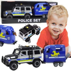 WOOPIE maastikupolitseiauto koos hobusehaagise komplektiga