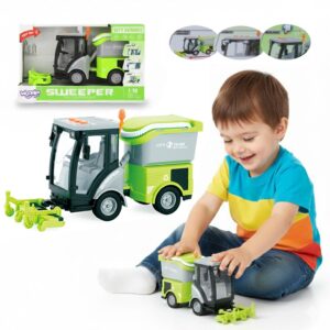 WOOPIE City Sweeper 1:16 Rohelised heli- ja valgusefektid