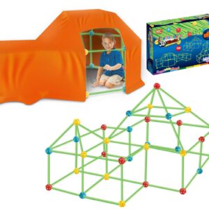 WOOPIE Suured Ehitusklotsid Telgikõrred Pimeduses helendavad torud 128 tk.