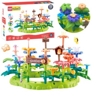 WOOPIE Montessori Magic Garden Ehitusklotsid XXL 93 tk.
