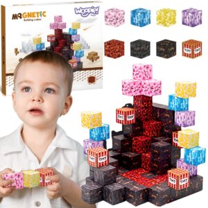 WOOPIE Magnetic Blocks Cubes Pixels 74 tk.