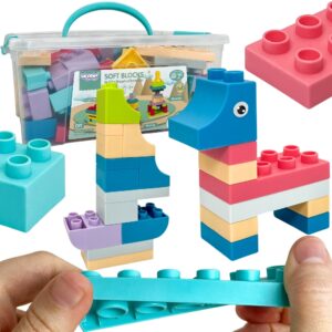 WOOPIE Klocki pehmete klotside komplekt 99 elemendist karbis