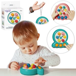 WOOPIE arkaadmäng Koputusmäng Muttide keel kaheksajalg roheline 2in1