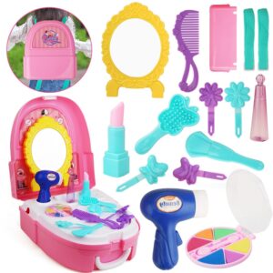 WOOPIE Väike printsessi komplekt seljakoti tualettlauas 19 tk.