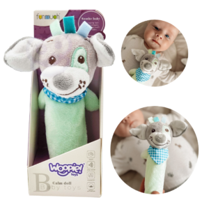 WOOPIE BABY Plush mänguasi sensoorne squeaker