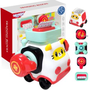 WOOPIE BABY Montessori Manipulatiivne Kitty autokomplekt 2