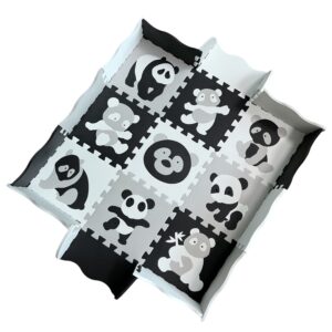 WOOPIE kontrastsest vahtmatist mänguaedik