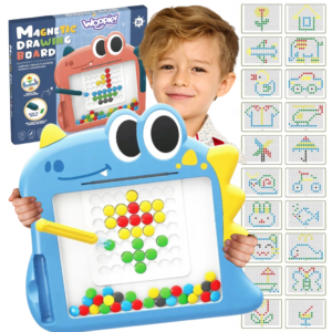 WOOPIE magnettahvel lastele Montessori MagPad dinosaurus