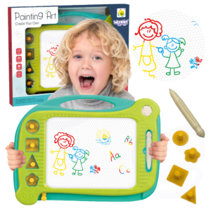 WOOPIE Znikopis värviline magnettahvel 8 tk