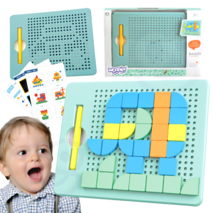 WOOPIE Magnetic Puzzle 2in1 Magnetic Drawing Creative Board 112 tk.