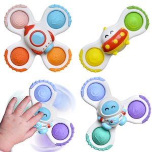 WOOPIE BABY Spinner Sensory Toy Rocket Alien Ufo 3 tk.