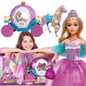 WOOPIE ROYALi nukkprintsess liily ja maagiline suur vankrivankri tarvikud