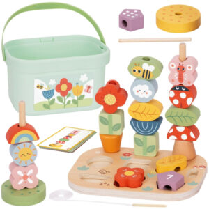 TOOKY TOY MONTESSORI ÕPPEKAST MAGIC GARDEN 5-IN-1