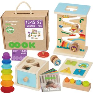 WOOPIE GREEN MONTESSORI ÕPPEKOMPLEKT 6IN1 SENSOORNE BOX 13–15 KUUD