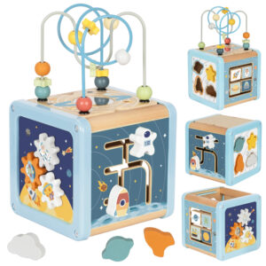TOOKY TOY PUIDUST TEGEVUSKUUBIK KOSMOSE TEEMA
